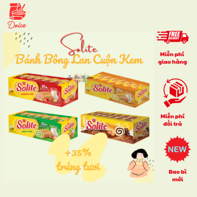 BÁNH BÔNG LAN CUỘN KEM SOLITE KINH ĐÔ - 360G